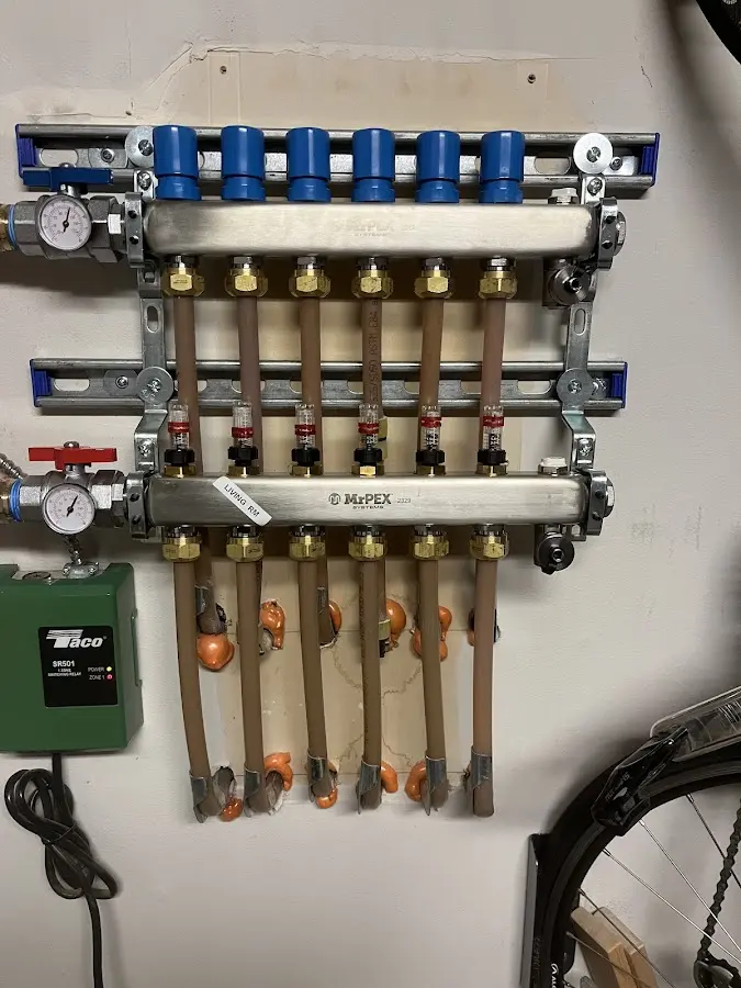 Plumber performing Gas Leak Detection at a residential property in Glendale